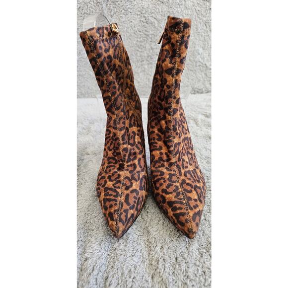 Jessica Simpson Valyn 4 Faux Suede Sock Stiletto Heeled Ankle Boots Women Sz 8M - Picture 2 of 7